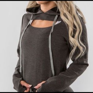 Buff Bunny Balance Crop Hoodie 🐰